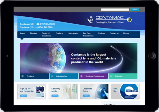 Contamac - Website Development